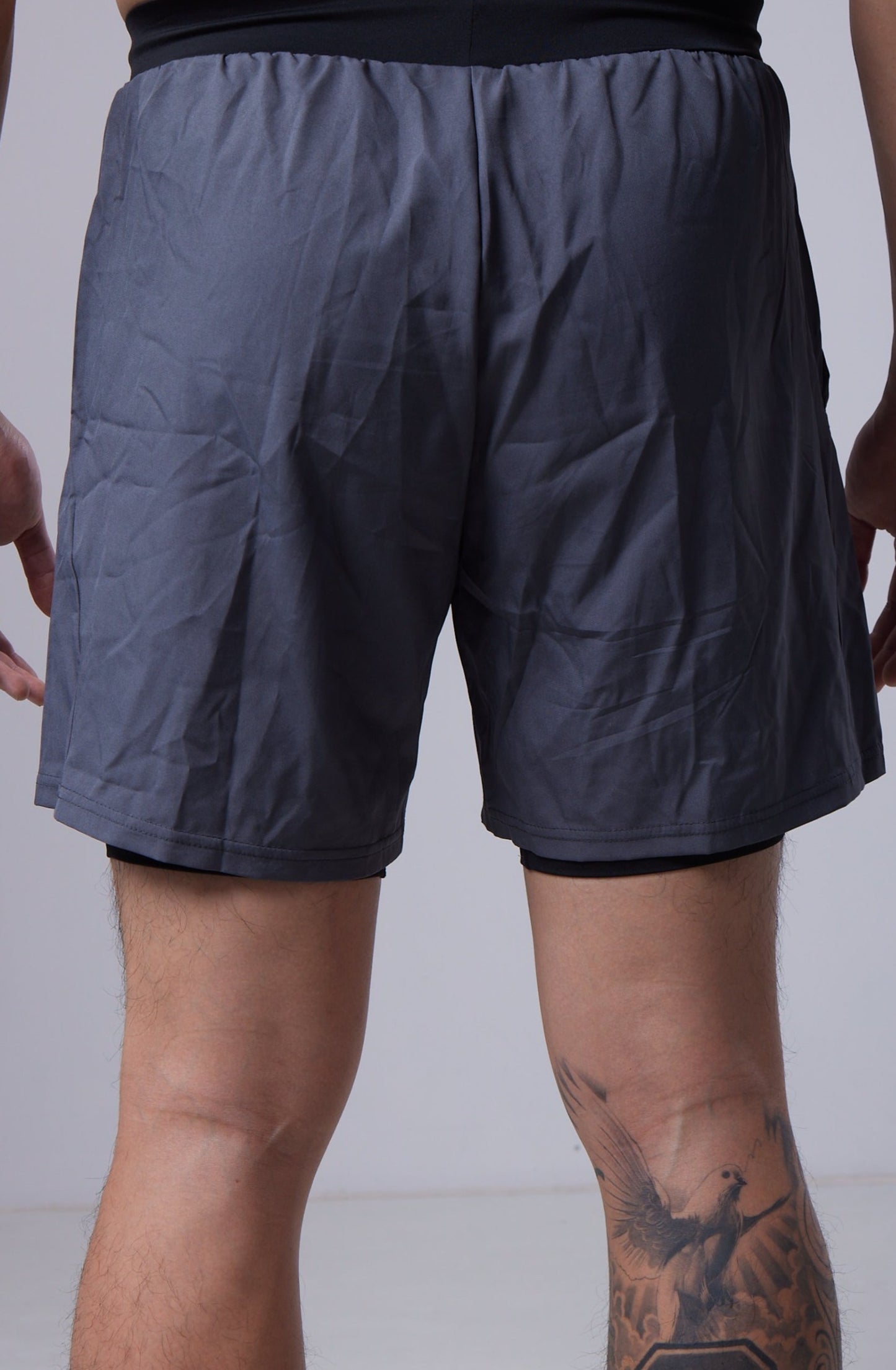 2 in 1 Stretchy Slim-fit Shorts