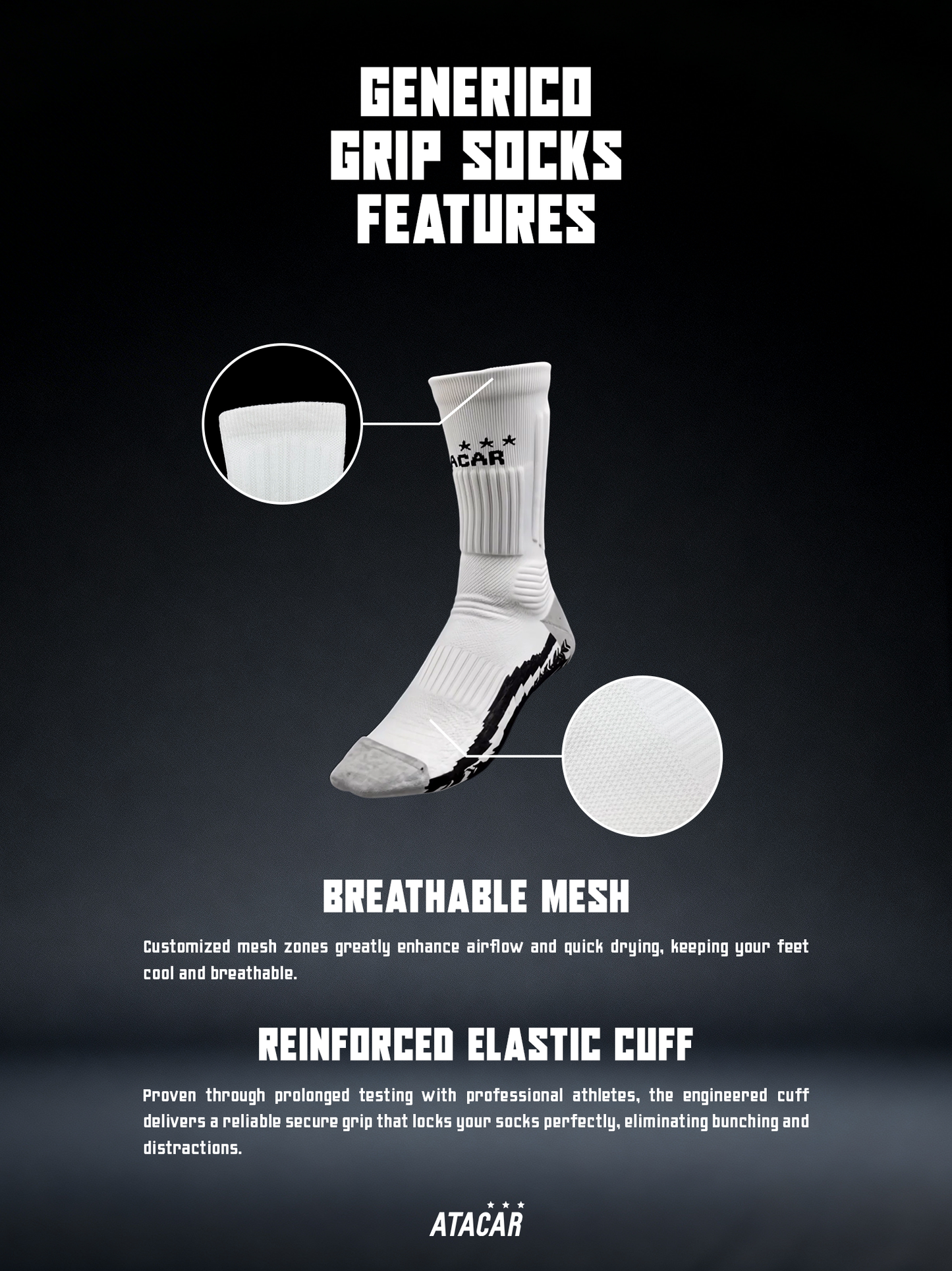 ATACAR Genérico Grip Socks