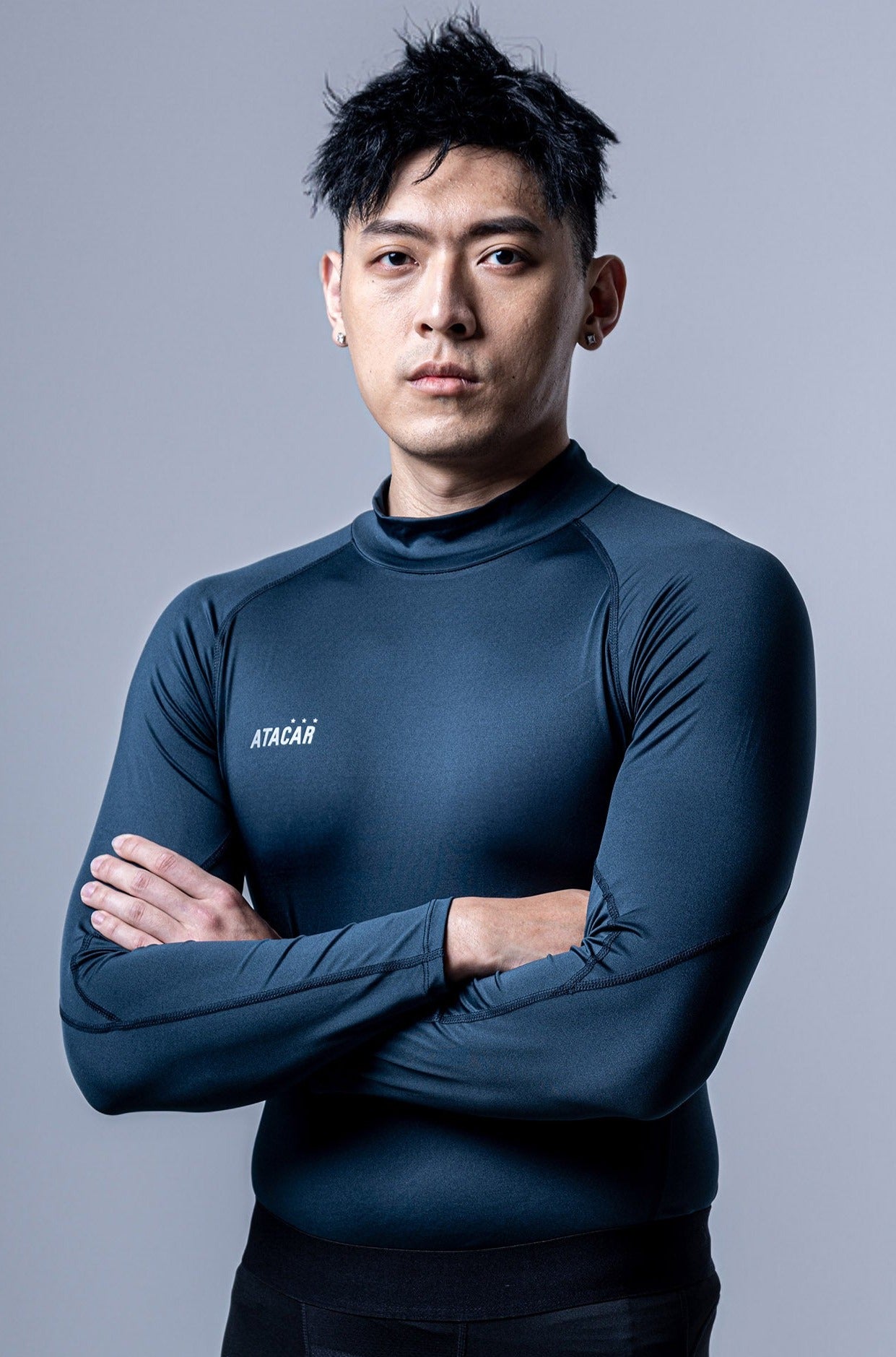 Long-Sleeve UltraFit High Neck