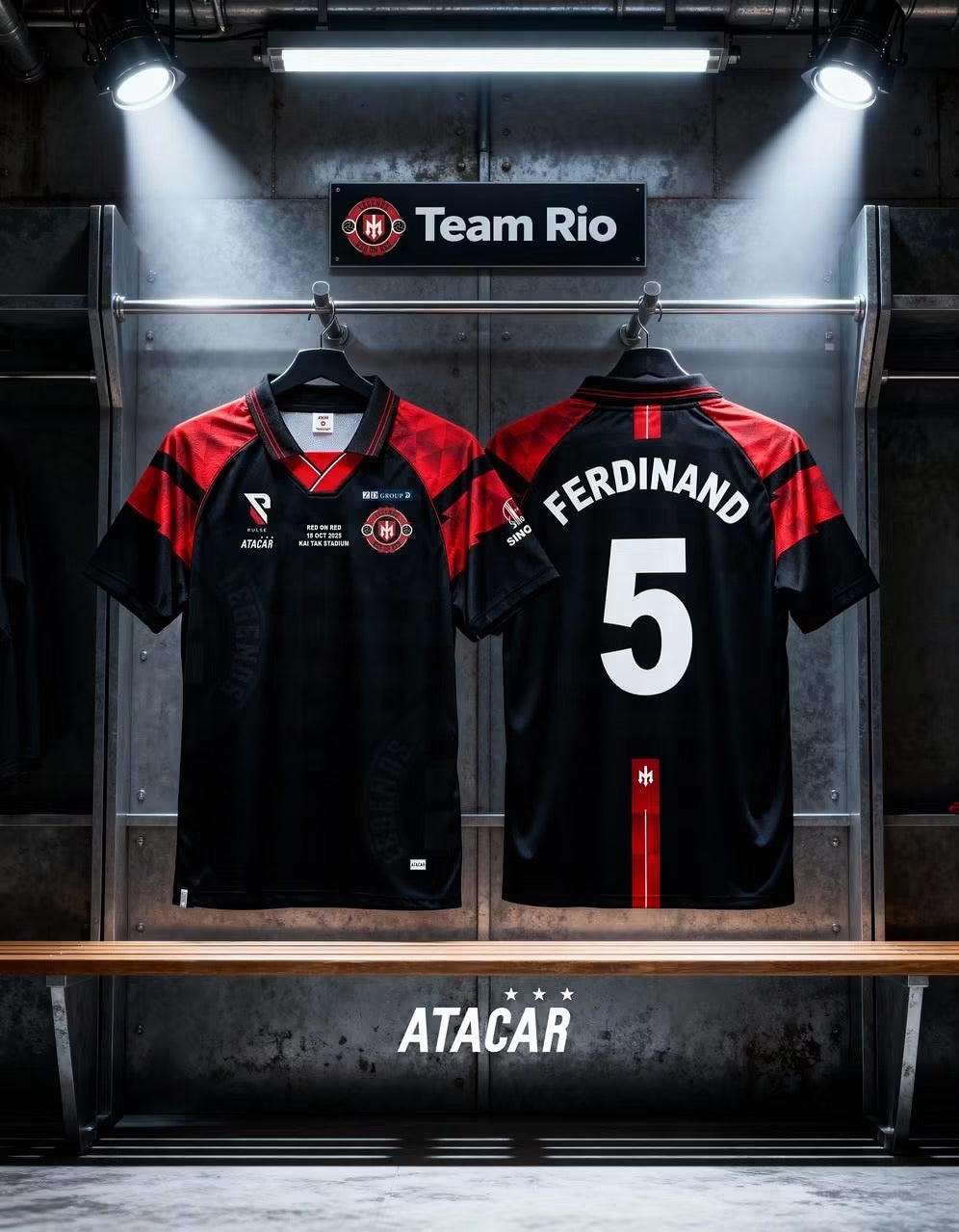 ATACAR x RED on RED Rio 11 官方球衣現已登陸 ATACAR Store｜ATACAR x RED on RED Rio 11 Official Kit Now Available on ATACAR Store