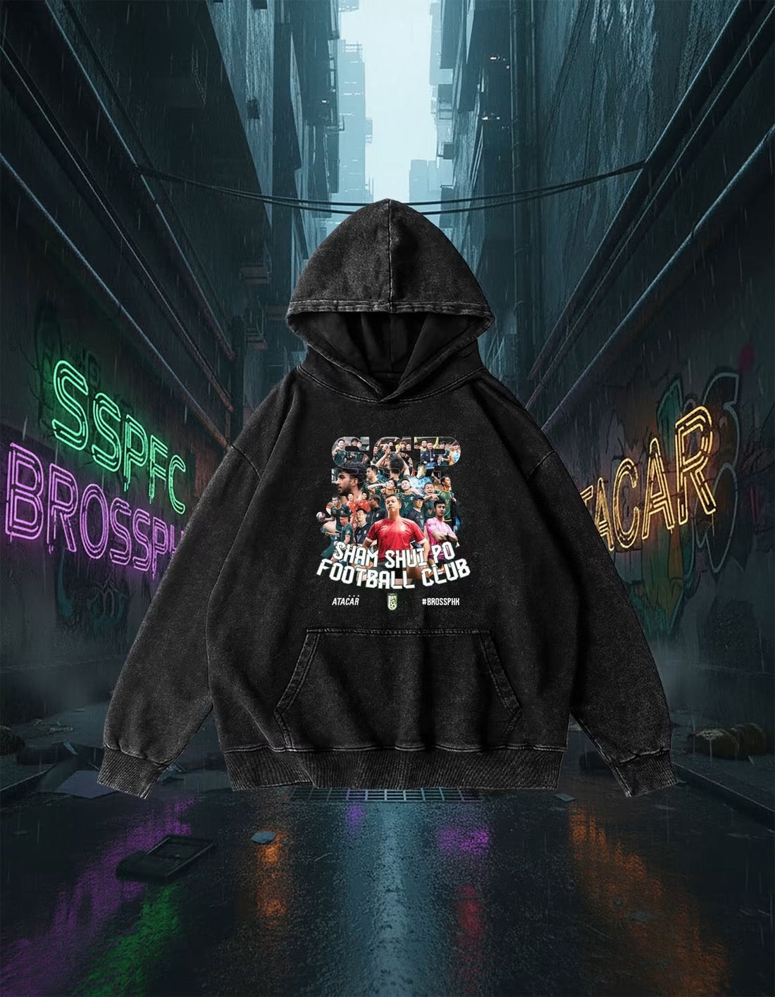 深水埗足球隊 × ATACAR：職球員限定復古衛衣登場｜SSPFC × ATACAR: Vintage Player Hoodie Dropping Now